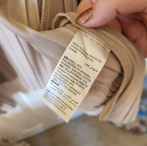 Chico's Tan Pleated Jacket - Picture 6 of 9